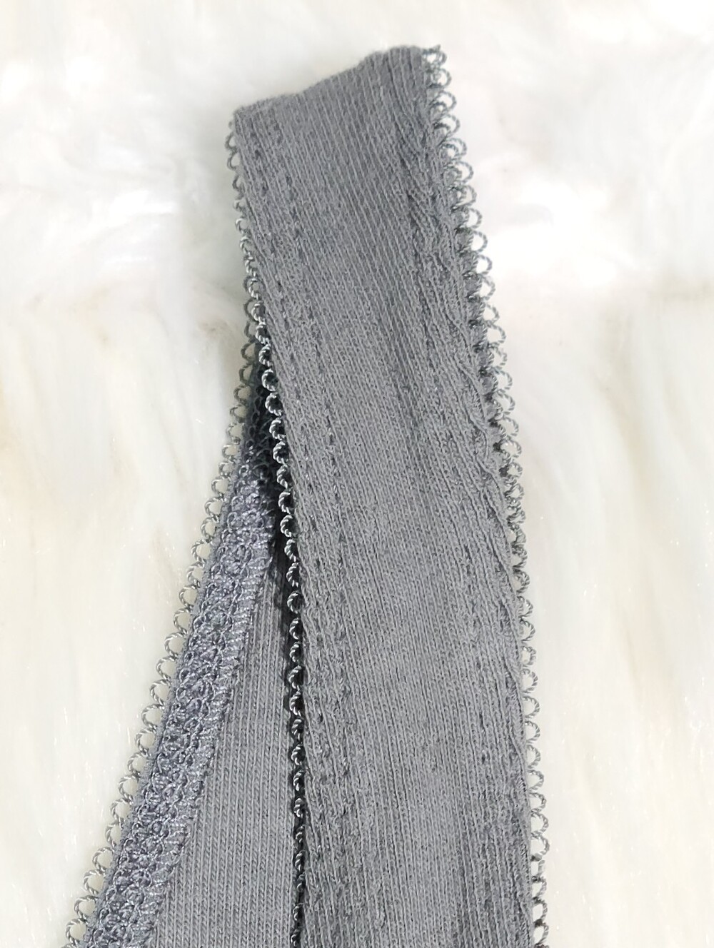 SKIMS Drop Needle Long Tank Dark Grey Magnet Women Small NEW - Picture 3 of 7